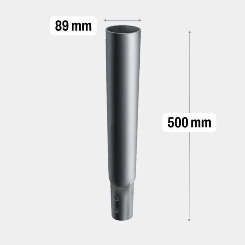 Screw Pile Extension HDG_89x500x3.5_1