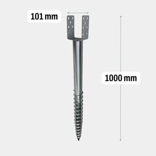 Screw pile U 1000mm