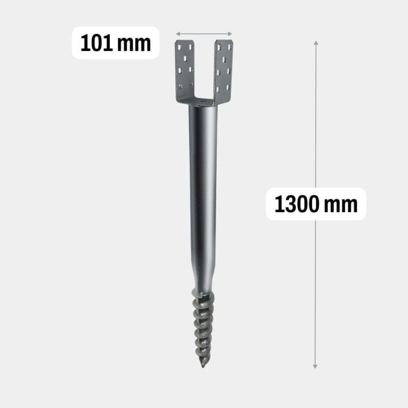 Screw Pile U 101x1300 Mm