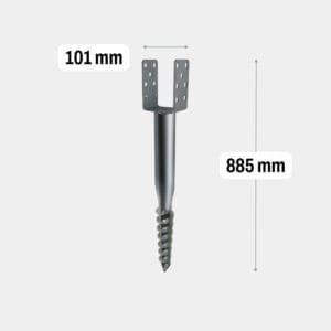 Screw pile U 885mm