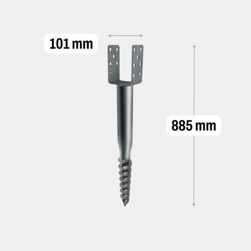 Screw pile U 885mm