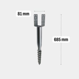Screw Pile U 101x1300mm Extra