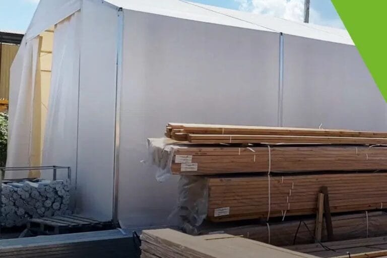 How to install a marquee tent on screw pile foundations?